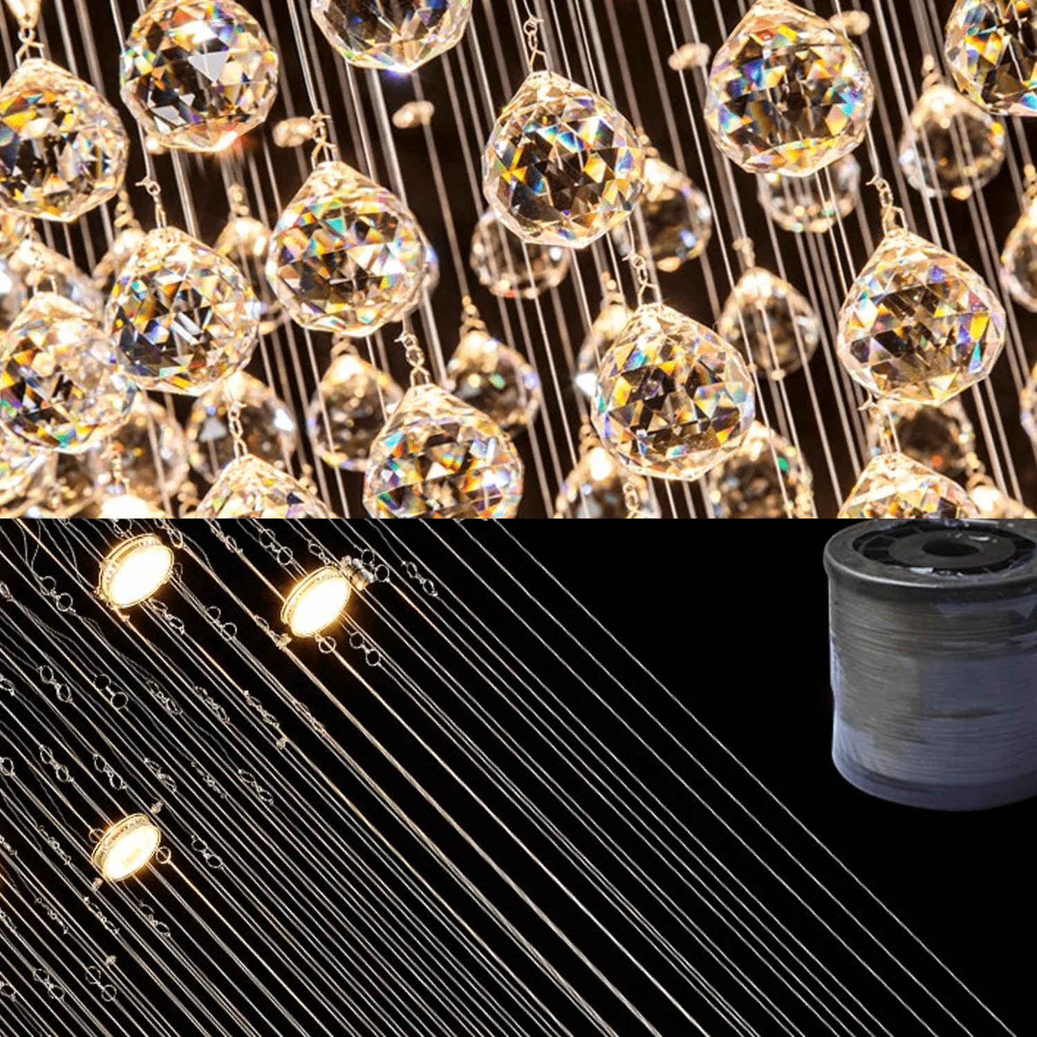 Premium K9 Crystal Square Chandelier chandelier image